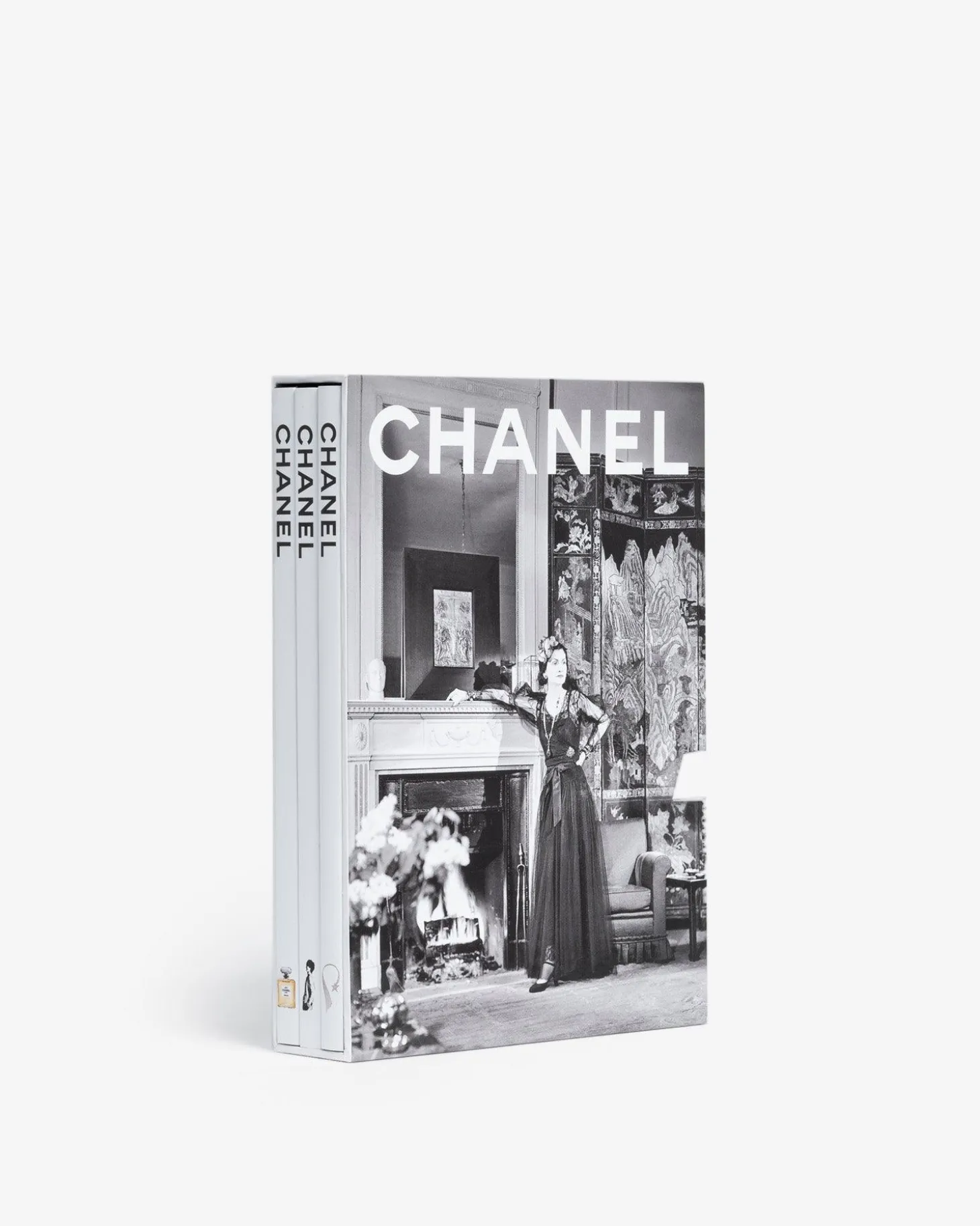 ASSOULINE Iconic Brands|Fashion|Chanel 3-Book Slipcase (New Edition)