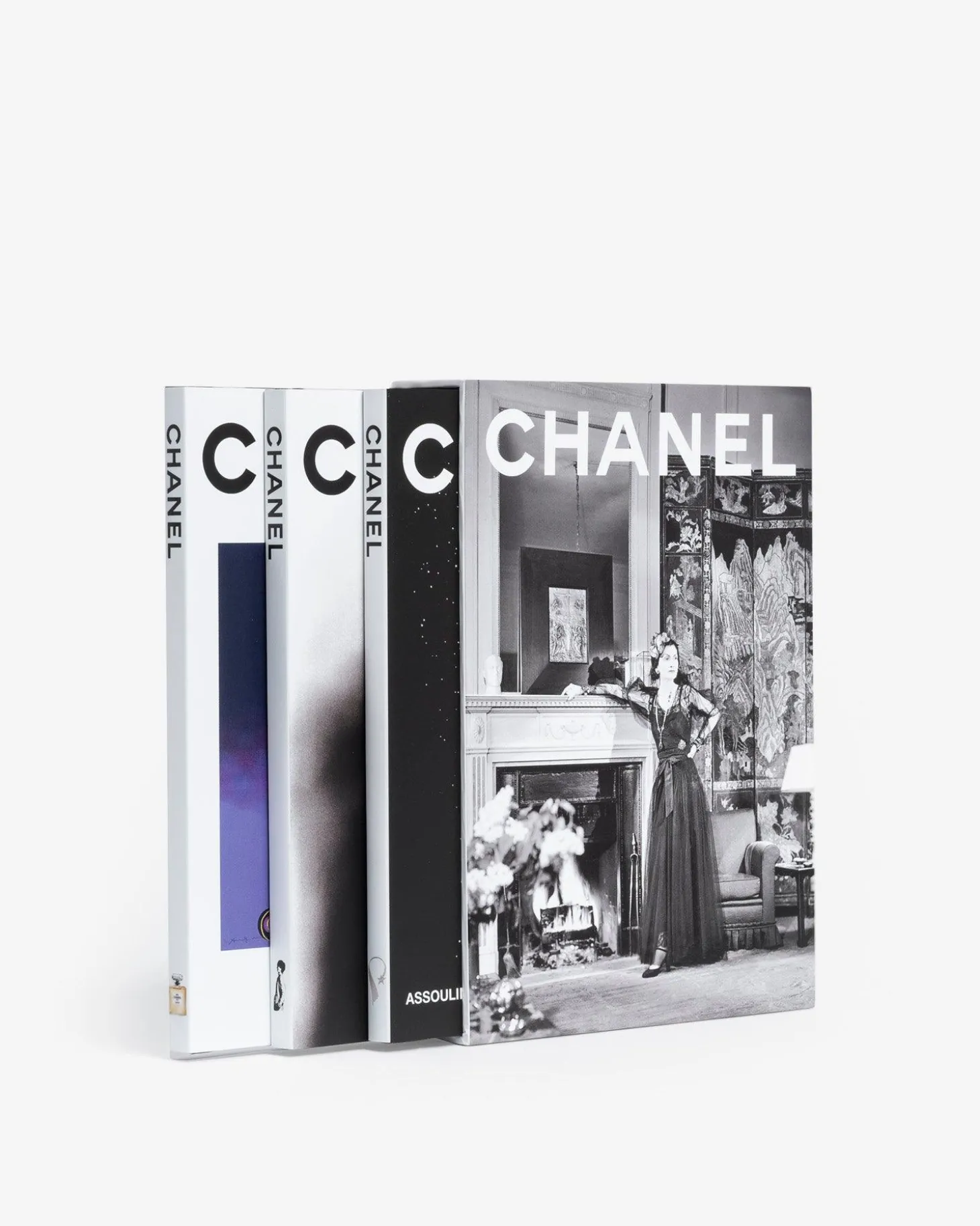 ASSOULINE Iconic Brands|Fashion|Chanel 3-Book Slipcase (New Edition)